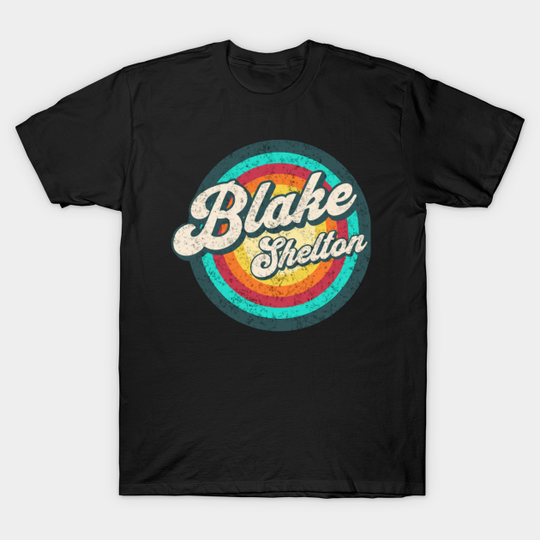 name blake in color circle - Musician - T-Shirt