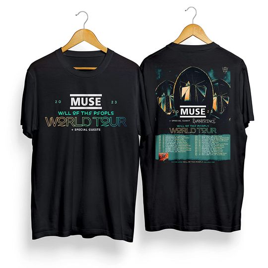 The Muse shirt, Will Of The People Tour Graphic Tee, The Muse band shirt