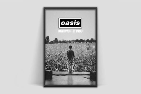 Oasis - Knebworth 1996 Poster / Artwork Poster