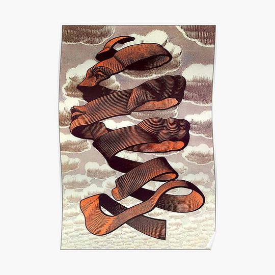 M.C. Escher - Rind, 1955 Premium Matte Vertical Poster