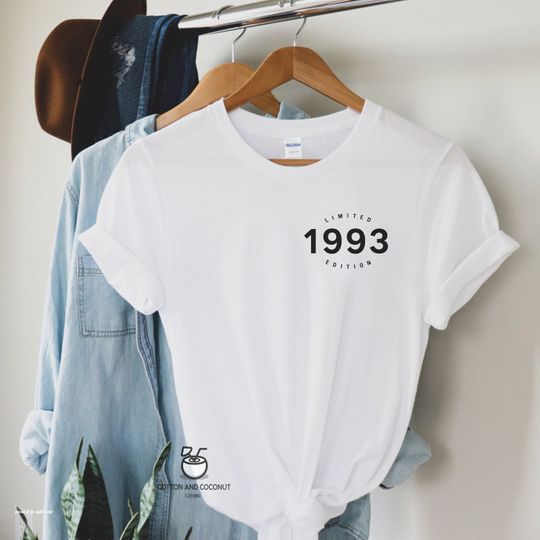 30th birthday gift shirt, Limited Edition 1992, 1993, 30th Birthday T-Shirt