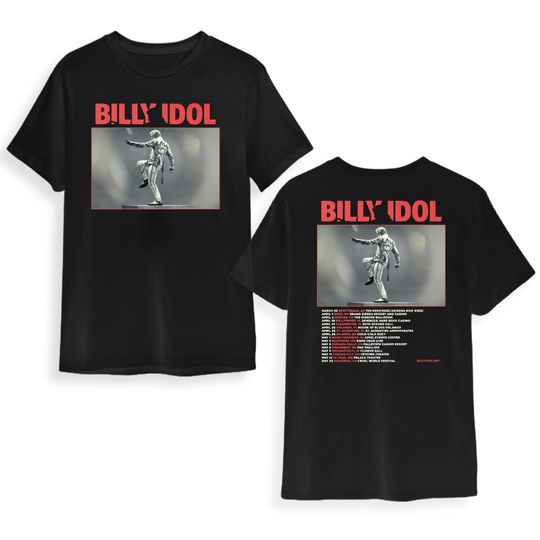 Billy Idol Tour 2023 Unisex T-Shirt, Billy Idol Tour 2023 Shirt