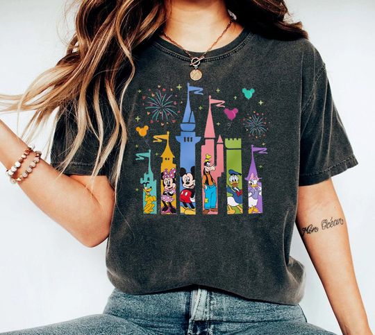Retro Disney Castle Shirt, Vintage Disney Safari, Disney Leopard Shirt,