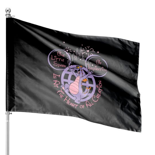 Figment House Flags, One Little Spark House Flags, Purple Dragon House Flags, Epcot House Flags, Magic Kingdom House Flags