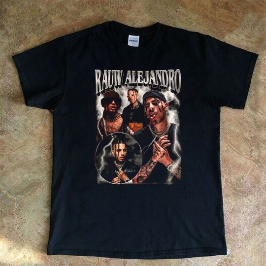 Vintage 90's Bootleg Vintage T-Shirt, 2023 Rauw Alejandro Saturno World Tour Classic style tshirt