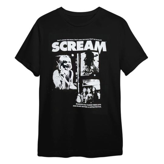 Don't Answer The Phone Don't Open The Door Don't Try to ESCape Vintage T-Shirt Scream Movie Shirt