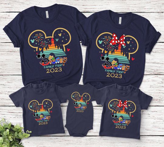 Personalized Disneyworld Family Shirts, Disneyland Family Vacation 2023 shirt
