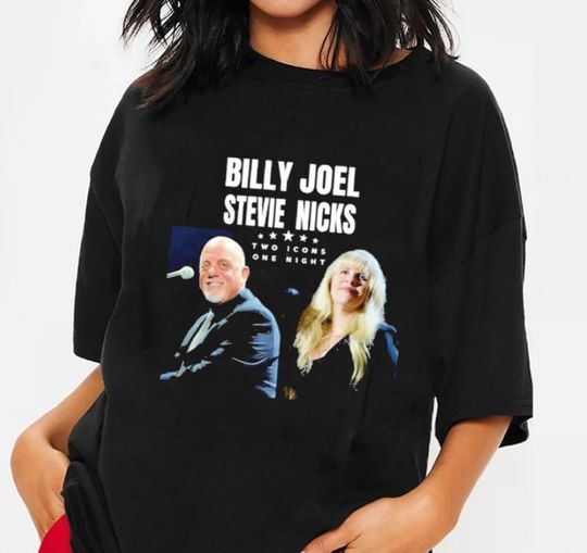 Billy Joel and Stevie Nicks Tour Shirt