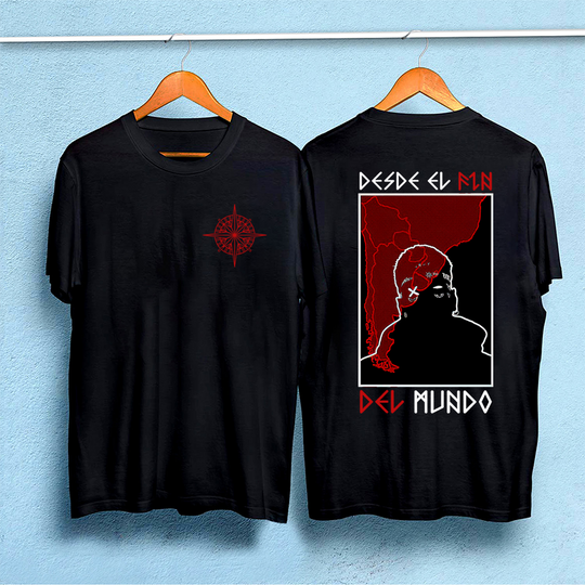 Duki Conciertos 2023 Camiseta de Doble Cara Unisex