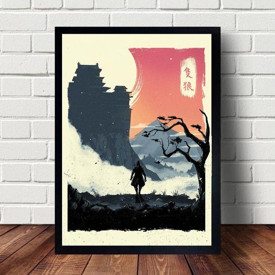 Sekiro Shadows Die Twice Video Game Poster Hanging Home Decor