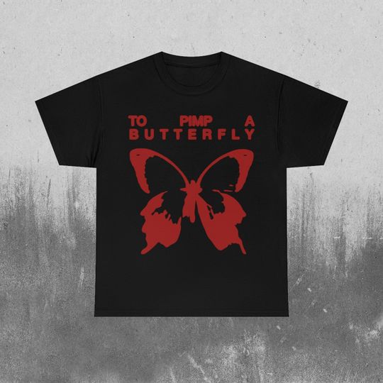 Kendrick Lamar T-Shirt - To Pimp A Butterfly - Unisex Heavy Cotton T-shirt