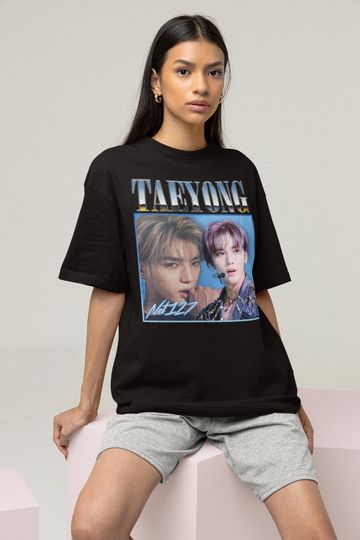 NCT 127 Taeyong Retro Bootleg Tee - Kpop T-shirt - Nct Merch - Nct Dream -Nct Taeyong Shirt