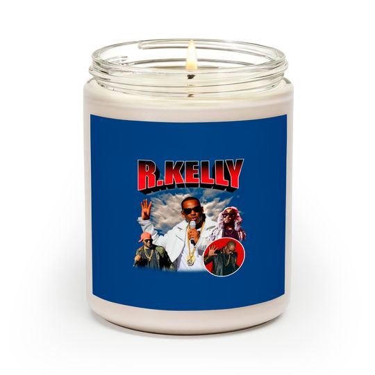 R Kelly Vintage Retro Style Rap Hip Hop Scented Candles, R.Kelly Scented Candles Gift For Fan