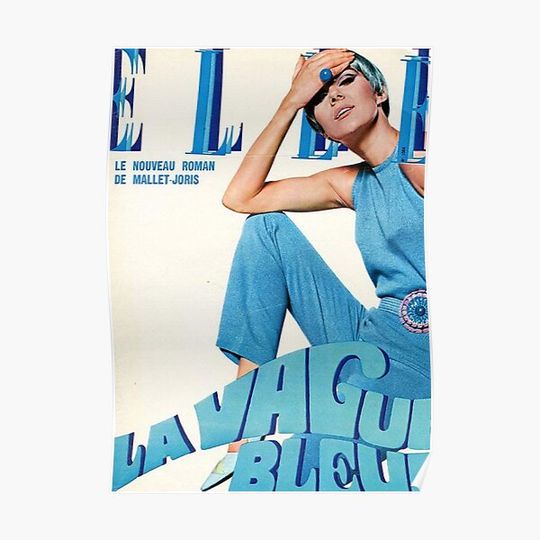 vintage elle magazine indie design Premium Matte Vertical Poster
