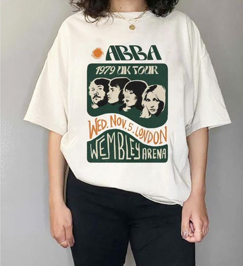 1979 Vintage A.b.b.a Tee, A.b.b.a T-Shirt, A.b.b.a The Tour T-Shirt, A.b.b.a Band Shirt