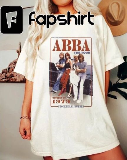 1979 Vintage A.b.b.a Tee, A.b.b.a Shirt, A.b.b.a The Tour Hoodie, A.b.b.a Band Shirt, Music Sweatshirt UK