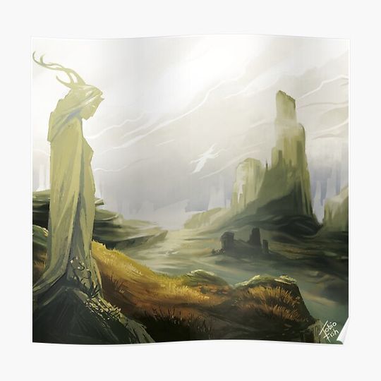 Exalted Plains / Dragon age Premium Matte Vertical Poster