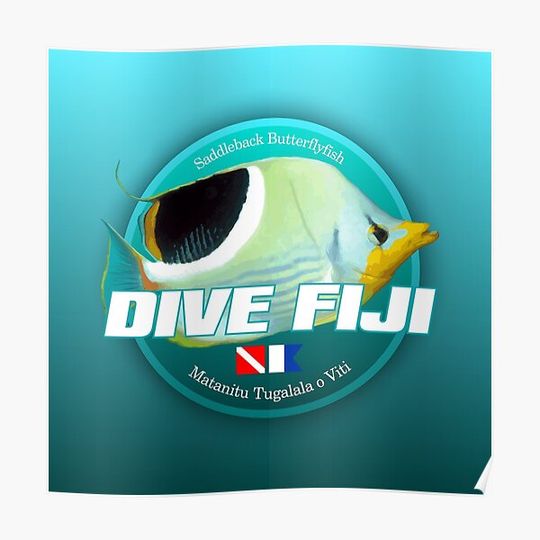 Dive Fiji (DD2) Premium Matte Vertical Poster