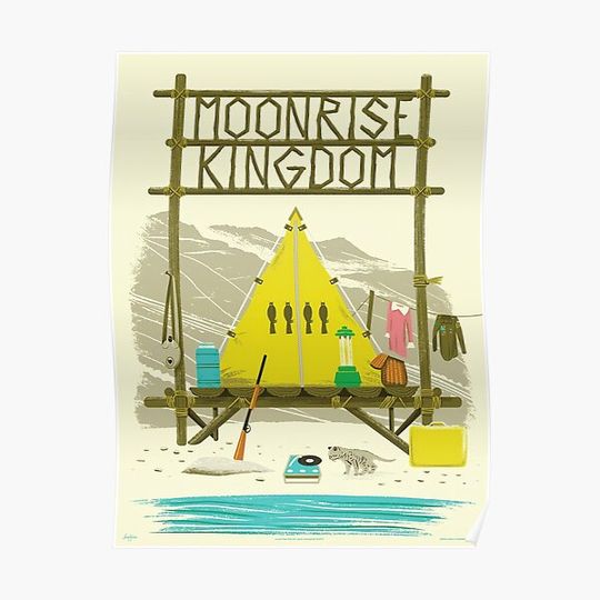 Moonrise Kingdom MOvie Premium Matte Vertical Poster