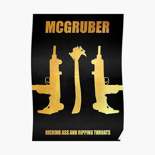 Mcgruber - Minimal Movie Poster - MMPG - Graphix Premium Matte Vertical Poster