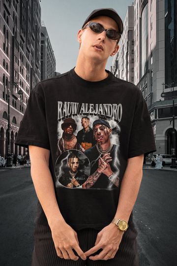 Rauw Alejandro, Vintage 90's Bootleg Vintage Style Classic T-Shirt, 2023 Rauw Alejandro Saturno World Tour T-Shirt