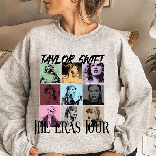 Taylor 2023 The Eras Tour Sweatshirt, The Eras Tour Merch