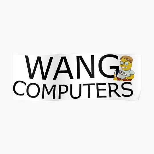 Wang Computers Premium Matte Vertical Poster