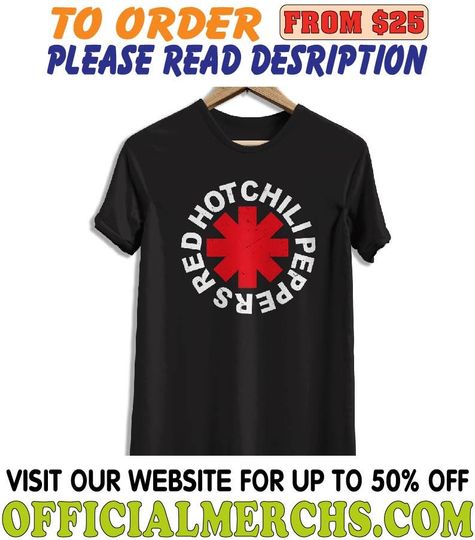Red Hot Chili Peppers Logo Design T-Shirt