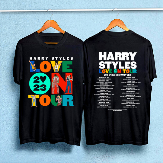 Harry Tour 2023 Tee, Love On Tour 2023, Harry Shirt,Tour 2023 Double Side T-Shirt