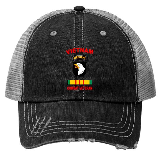 101st Airborne Division Vietnam Veteran Trucker Hats