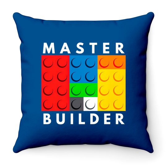 Master Builder - Lego - Throw Pillows