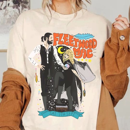 Fleetwood Mac Rumours Vintage T-Shirt, Stevie Nicks 2023 Tour Shirt