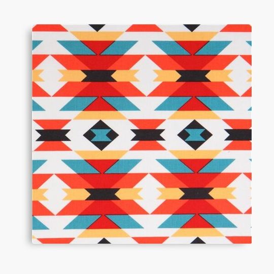 Mexican Serape Blanket Pattern Canvas