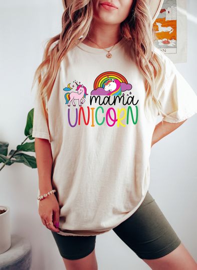Camiseta Mama Unicorn Día de la Madre para Hombre Mujer