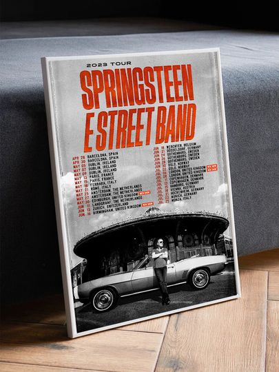 Bruce Springsteen European Tour 2023 Poster (Unframed)