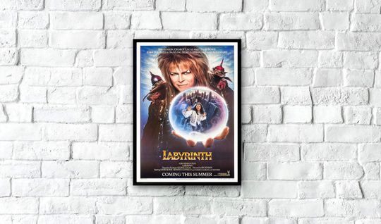 Labyrinth Movie Poster, Vintage Movie Poster