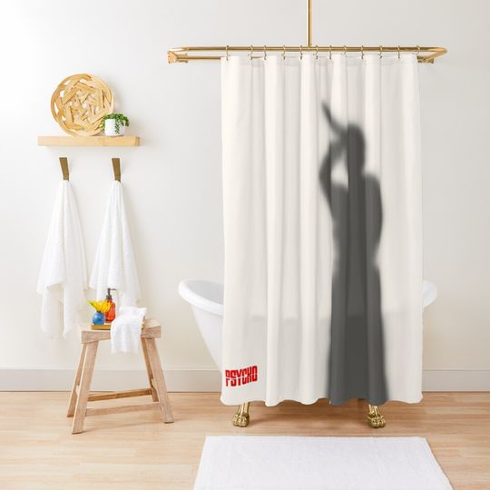 Psycho Shower Shower Curtain