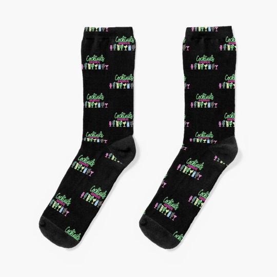 Cocktail summer | summer time | Fun time Socks