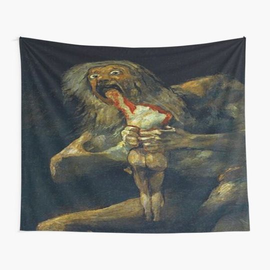 Francisco Goya  - Saturn Devouring His Son Tapestry