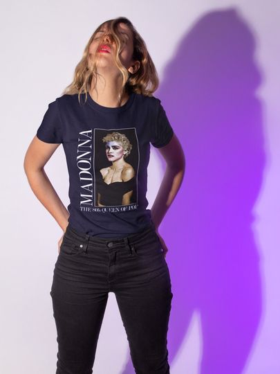Madonna Who's That Girl Tour T-shirt, Madonna T-shirt,  Madonna Queen Of Pop T-Shirt, Vintage Madonna T-Shirt