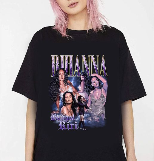 Rihanna Vintage Graphic Shirt, Rihanna Vintage 90's Hip Hop Rap Tour Shirt