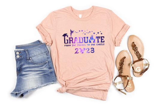 Disney Graduate 2023 Tshirt, Gift for Grad, Graduation Shirt, Disney Trip Shirt, Happiest Grad Shirt