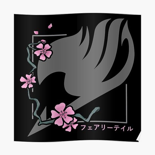 Fairy Tail Cherry Blossoms Premium Matte Vertical Poster