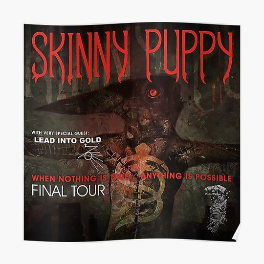 Skinny Puppy,Skinny Puppy tour 2023 Premium Matte Vertical Poster