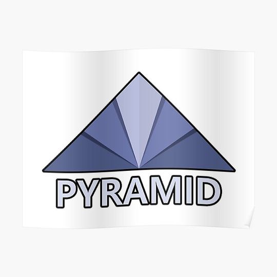 Pyramids Premium Matte Vertical Poster