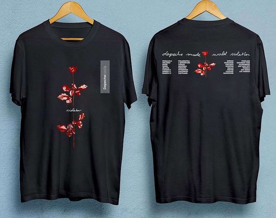 Depeche Mode Memento Mori Tour 2023 Camiseta de Doble Cara Unisex