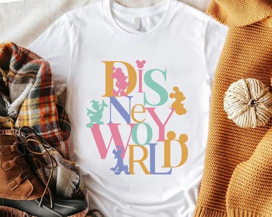 Disney World Retro Walt Disney Disneyland 2023 T-shirt Family Trip Shirt