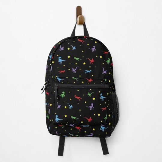 Dinosaur Rainbow Pattern Backpack