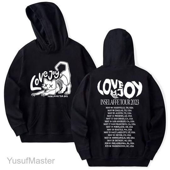 Across The Pond Tour 2023 Hoodie, Lovejoy 2023 Tour Double Sided Hoodie