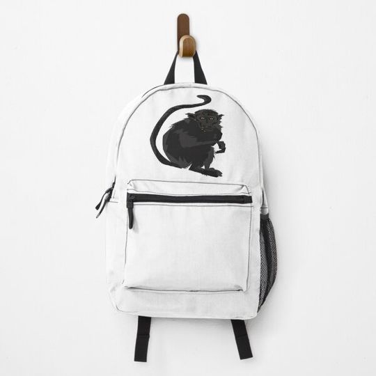 Monkey Illustration Backpack